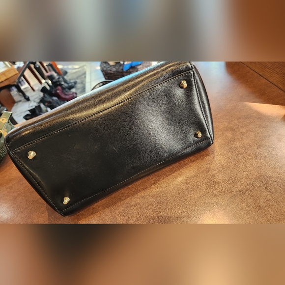 Cromia Italian Black Leather Bag - Picture 6 of 11